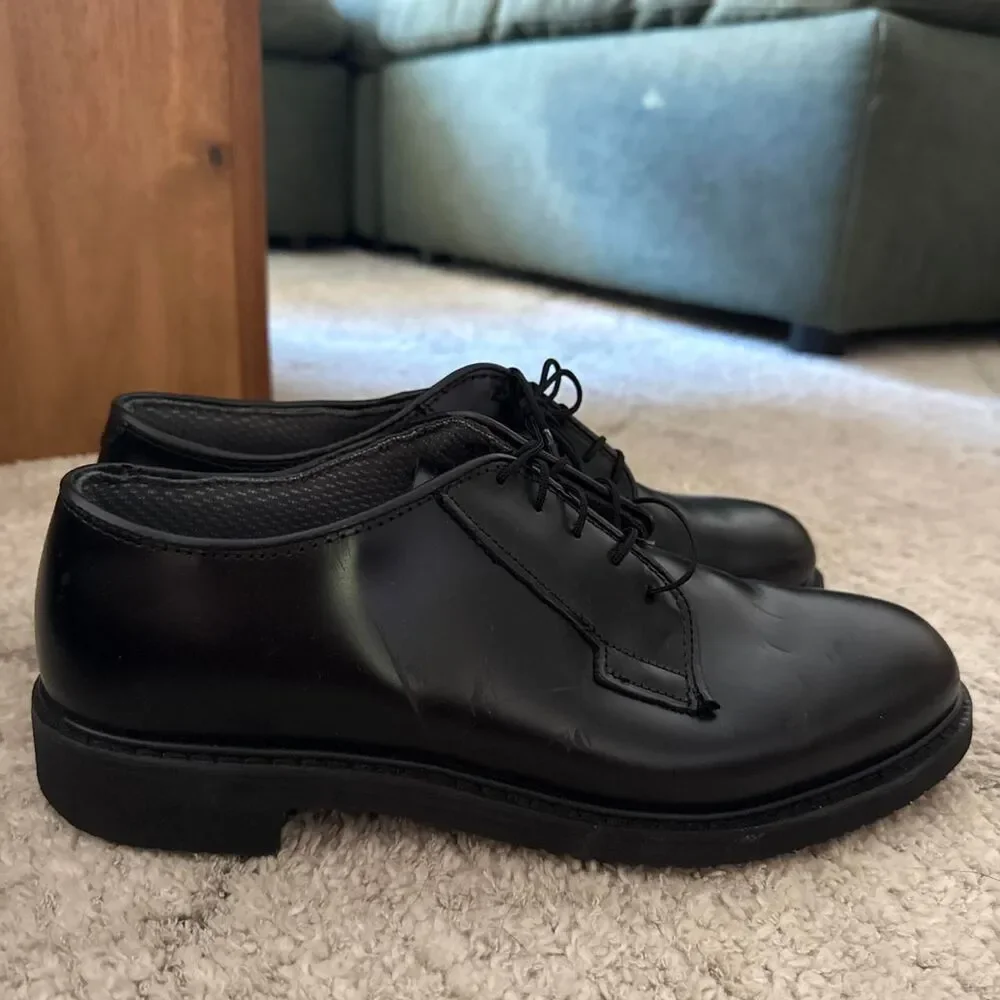 Bates Men's Black Oxfords